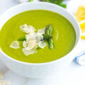 Leek, Asparagus & Herb Soup