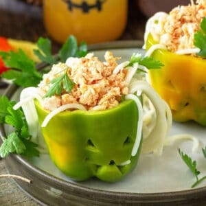 Spooky Stuffed Pepper