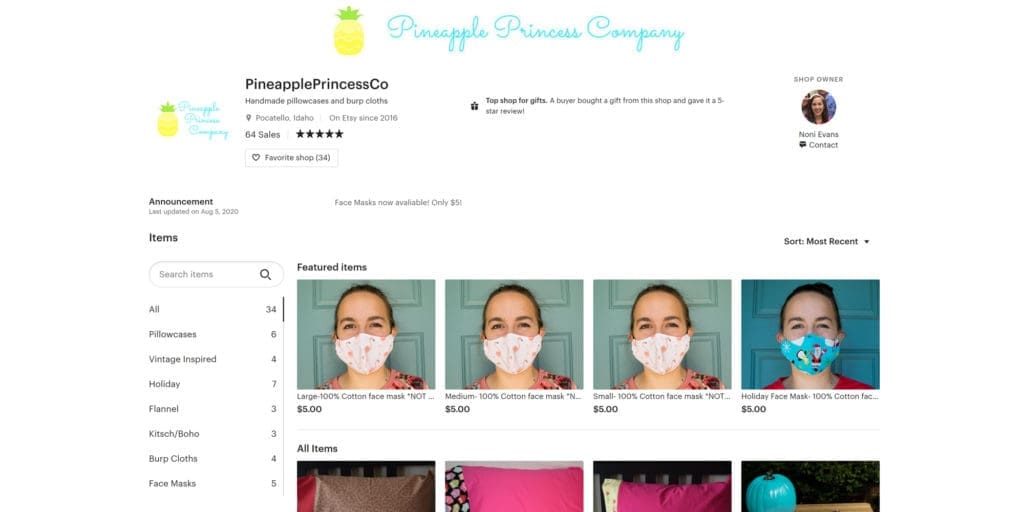 Spoonie Business Pineapple Princess Co