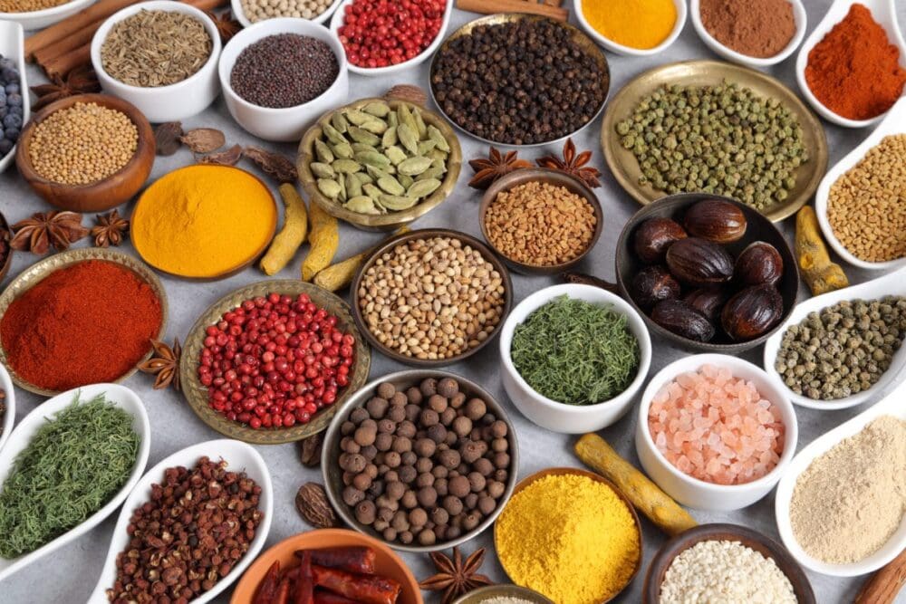 foods that fight rheumatoid arthritis variety of colorful spices