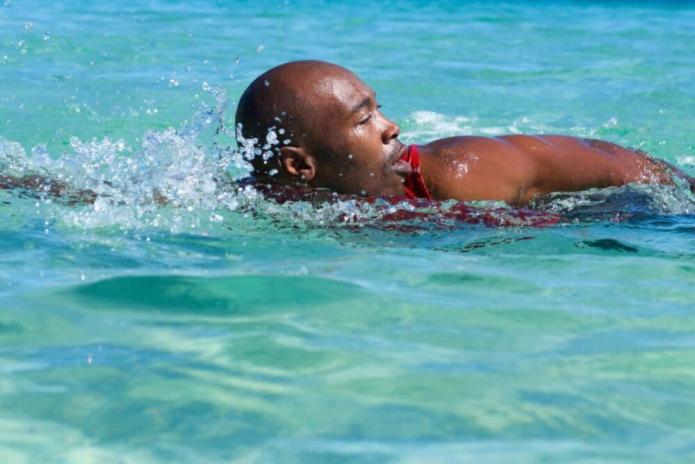 Pain-Friendly Hobbies man swimming laps