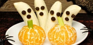 tangerine pumpkins and banana ghosts